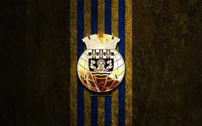 thumb-fc-arouca-golden-logo-4k-yellow-stone-background-primeira-liga-portugalese-football-club